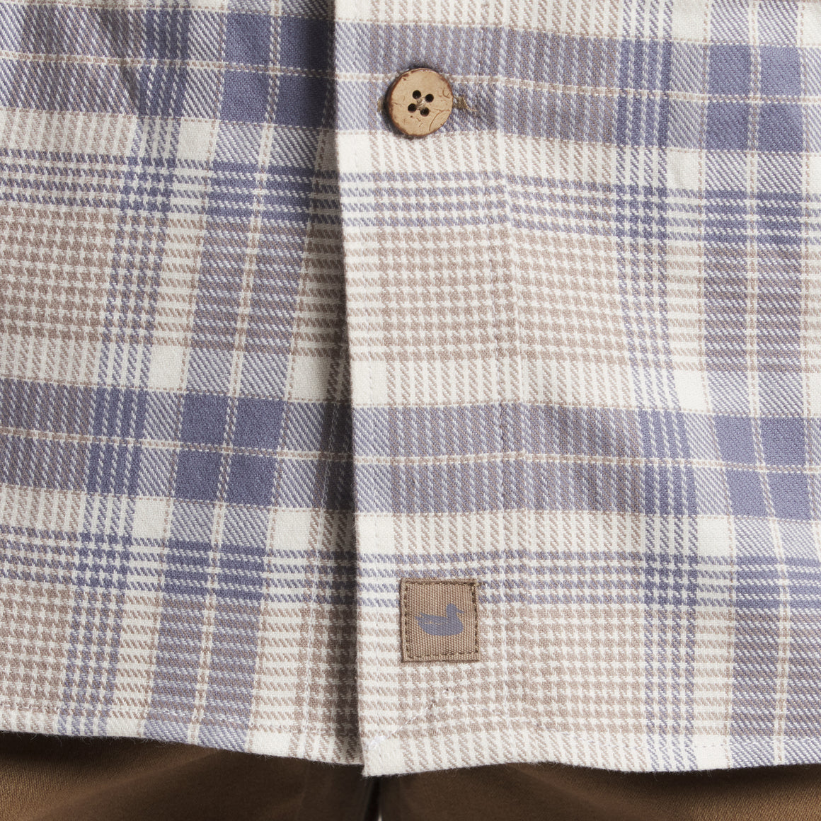 Oatmeal & Blue Plaid | On Model Details