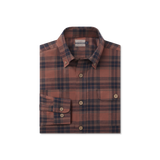 Stone Brown & Navy Plaid