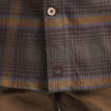 Dark Olive & Stone Brown Plaid | On Model Details