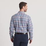 Light Gray & Slate Plaid | On Model Back