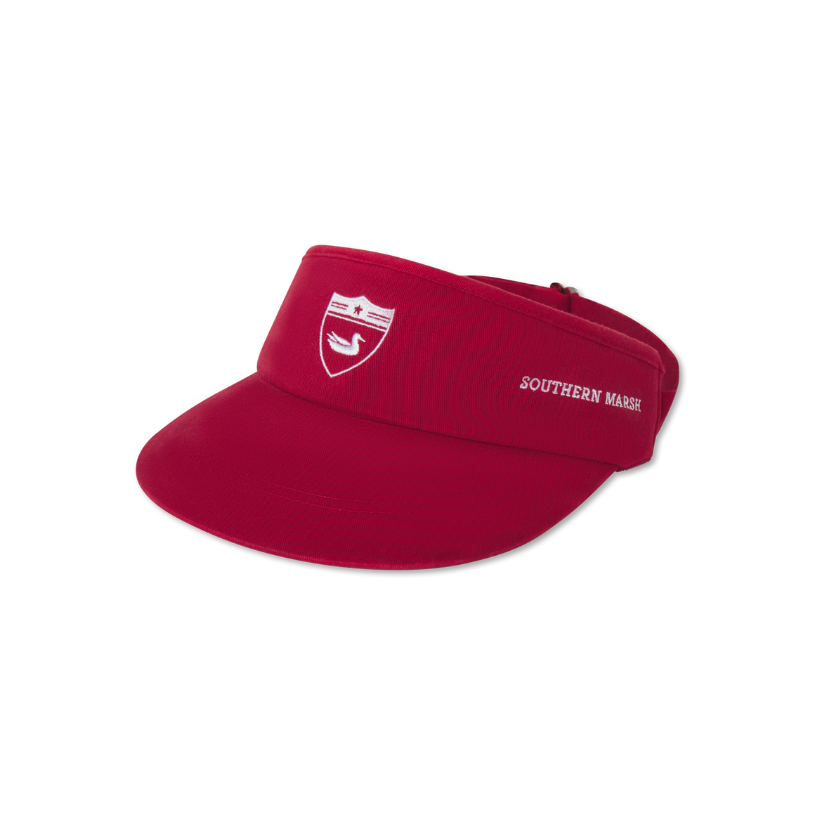 Crimson Visor with White Duck