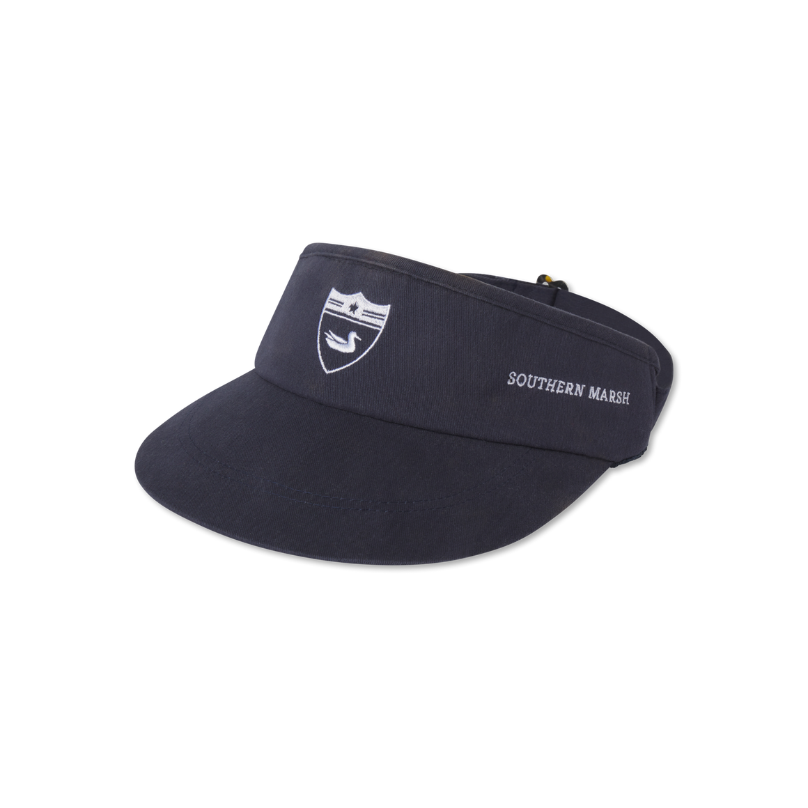 Navy Visor with White Duck