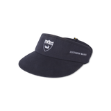 Navy Visor with White Duck