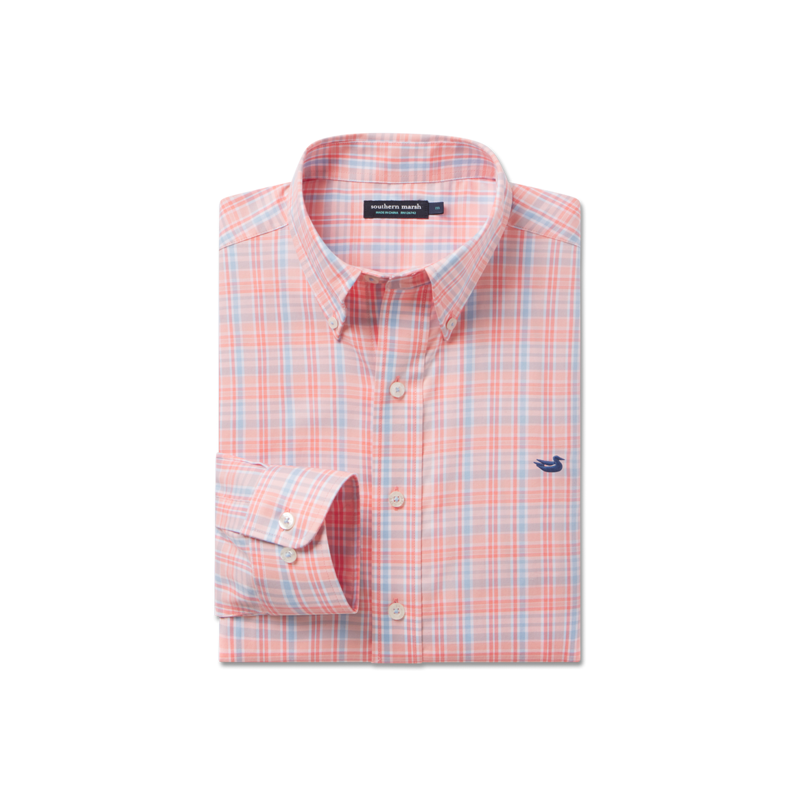 Coral and Light Blue