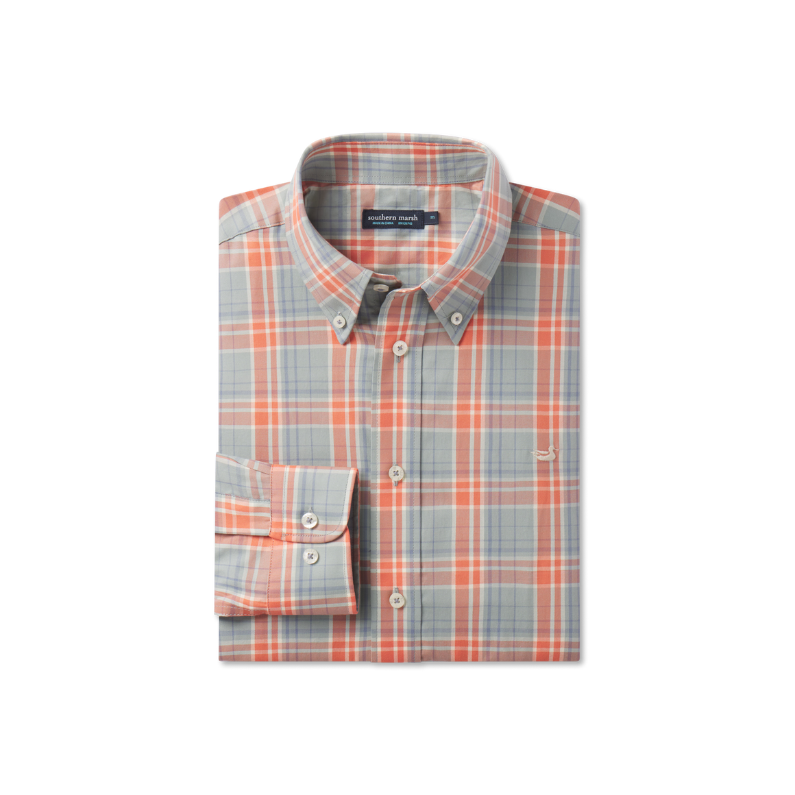 Burnt  Orange and Sage | Fold