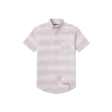 Burnt Taupe and White Linen | Front