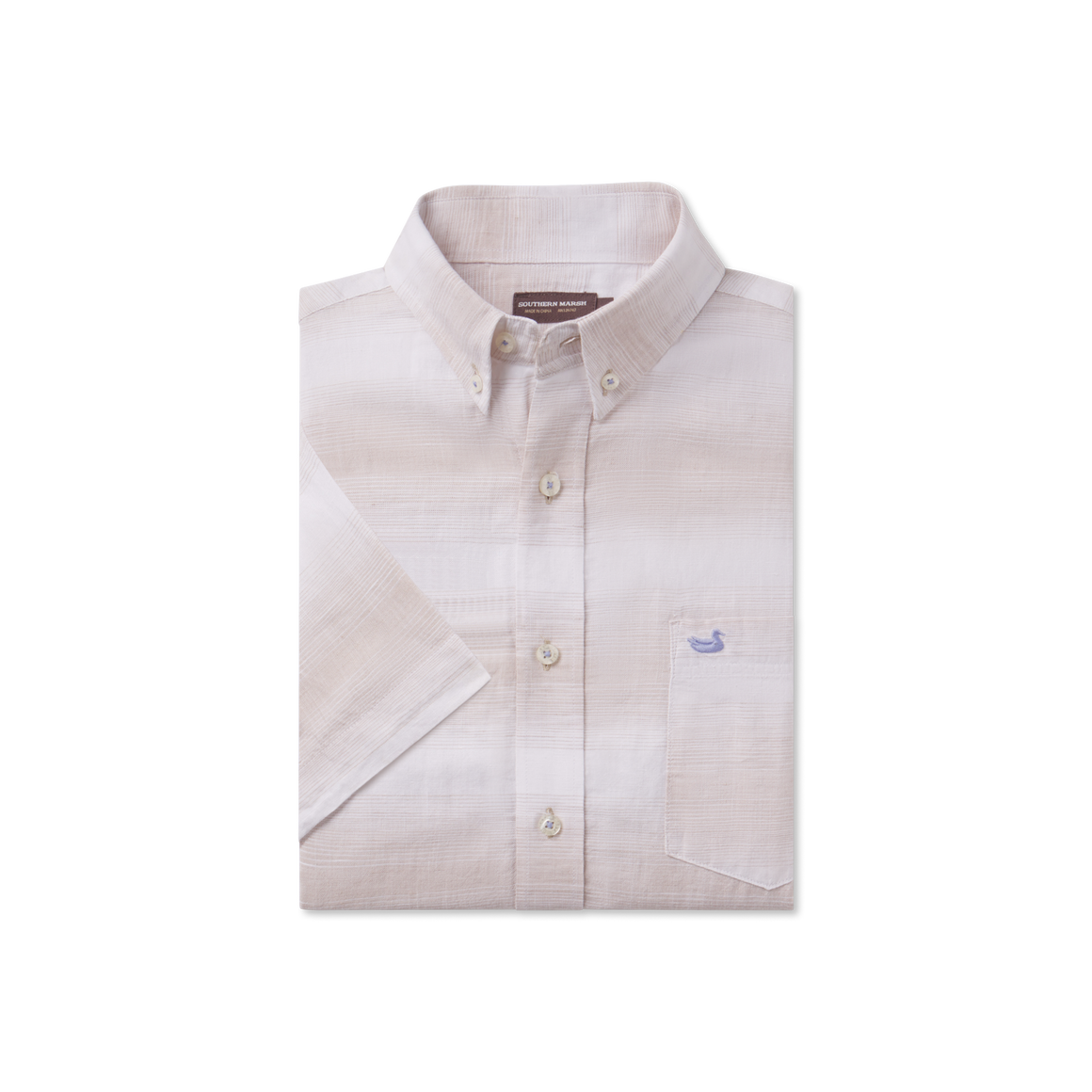 Burnt Taupe and White Linen