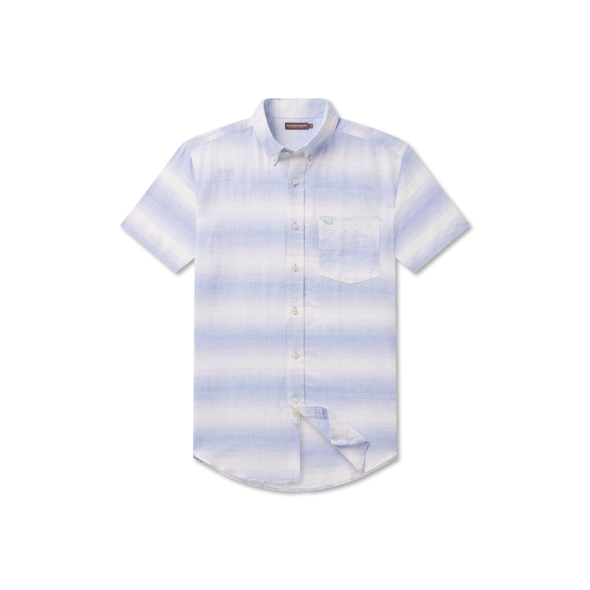 Light Blue and White Linen | FRONT
