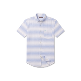 Light Blue and White Linen | FRONT