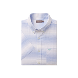 Light Blue and White Linen