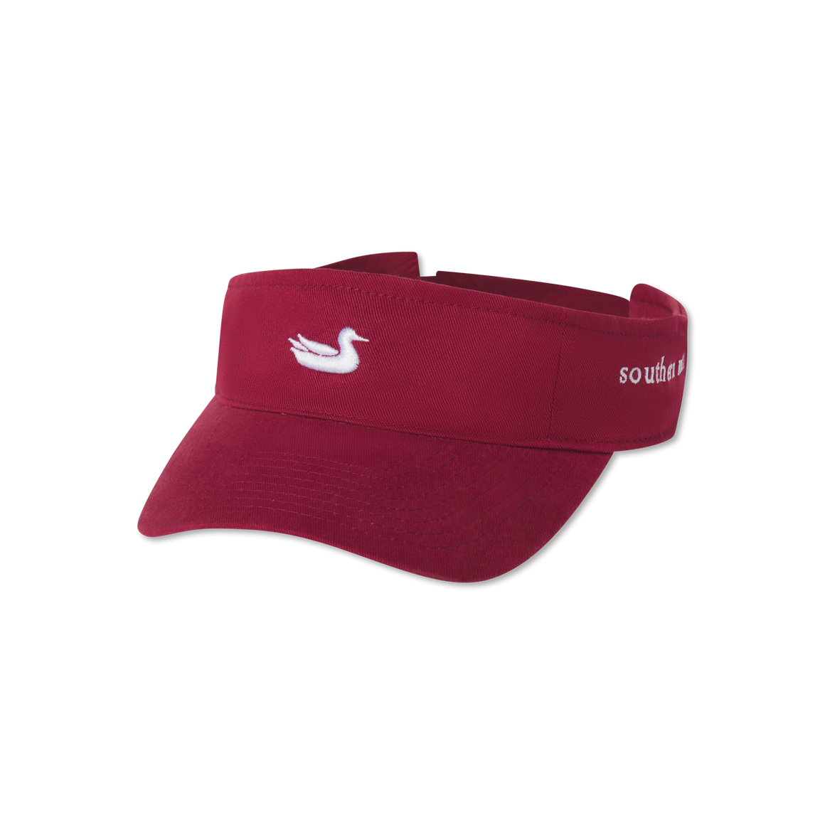 Maroon with White Duck
