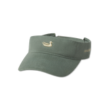 OLIVE Visor WITH TAN Duck