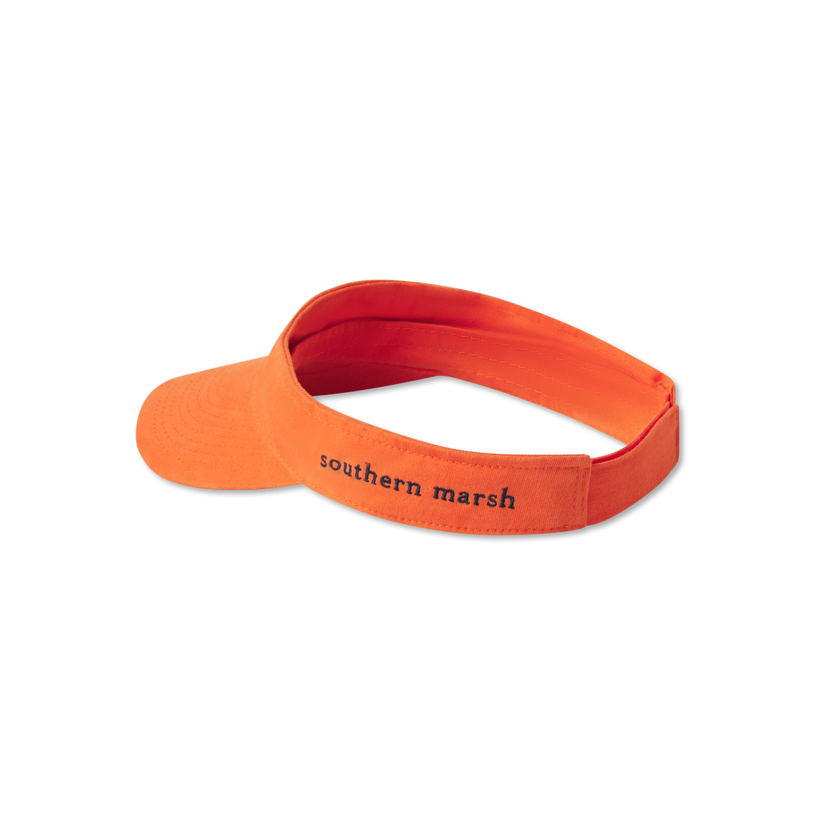 Orange Visor with Navy Duck | Side