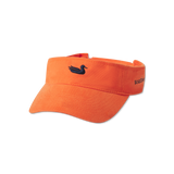 Orange Visor with Navy Duck