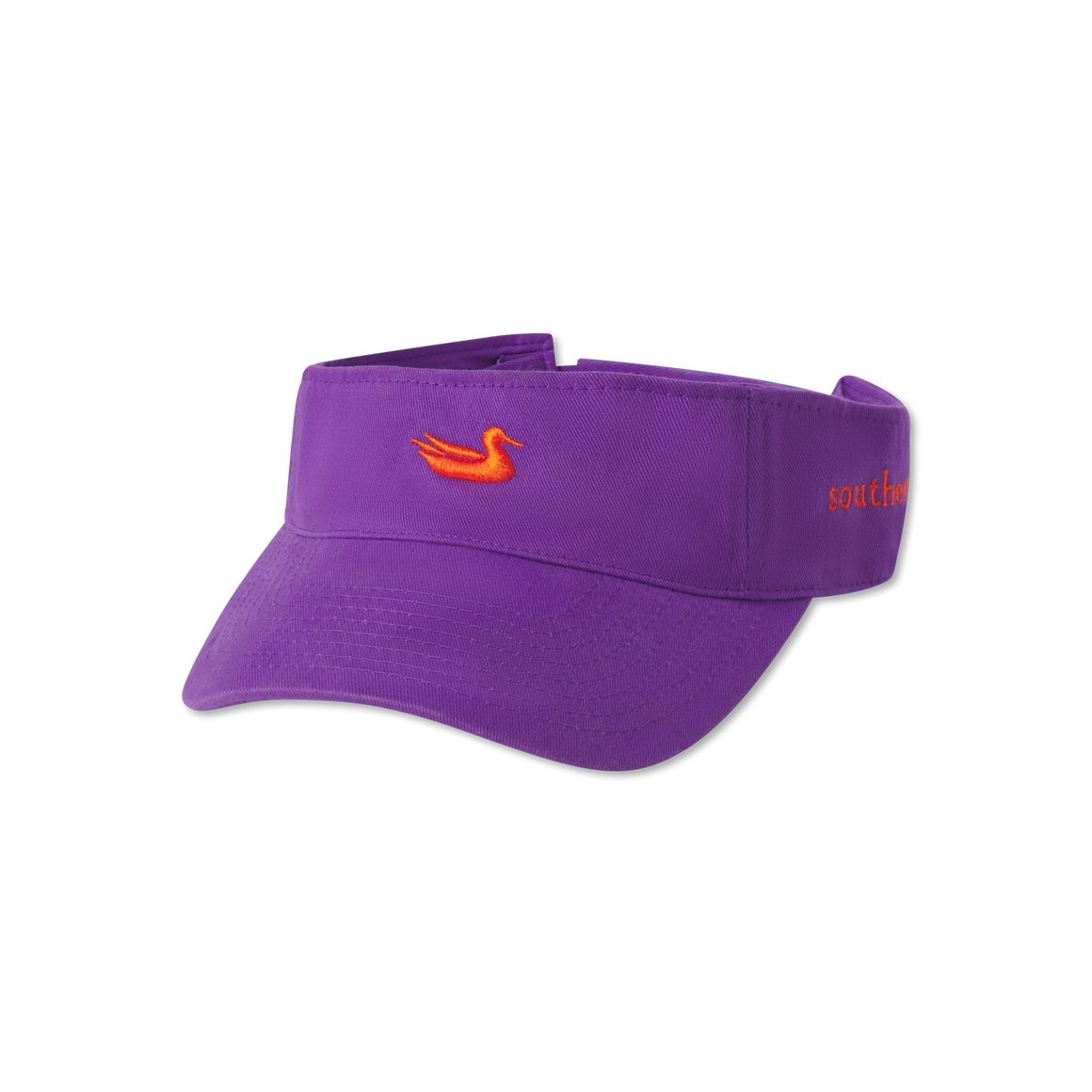 Royal Purple Visor with Orange Duck