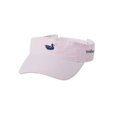 Pink Seersucker with Navy Duck