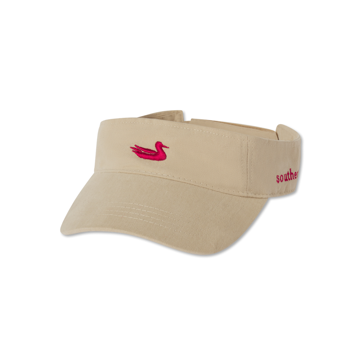 Tan Visor with Red Duck