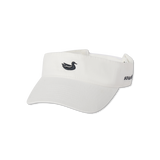 White Visor with Navy Duck | Signature Visor