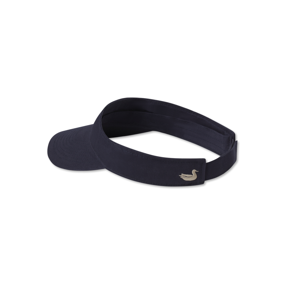 Navy Visor with Tag | Side