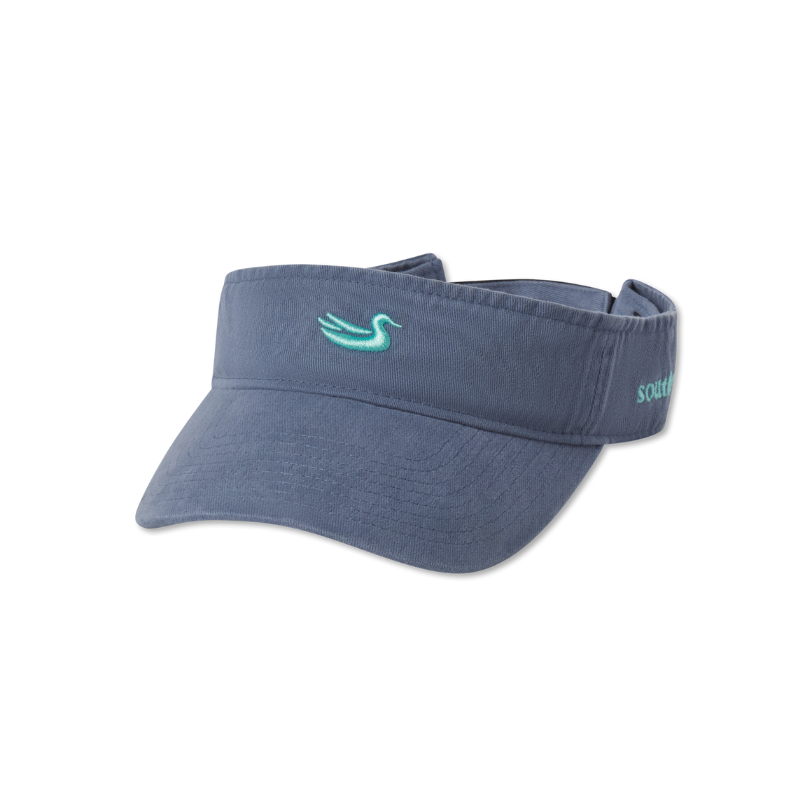 Washed Slate Visor with Sage Green Duck