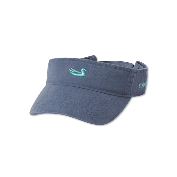 Washed Slate Visor with Sage Green Duck