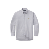 White & Blue Oxford Stripe | Front