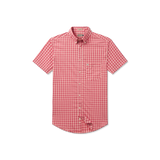 Washed Red and Mint Plaid | Front