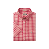 Washed Red and Mint Plaid