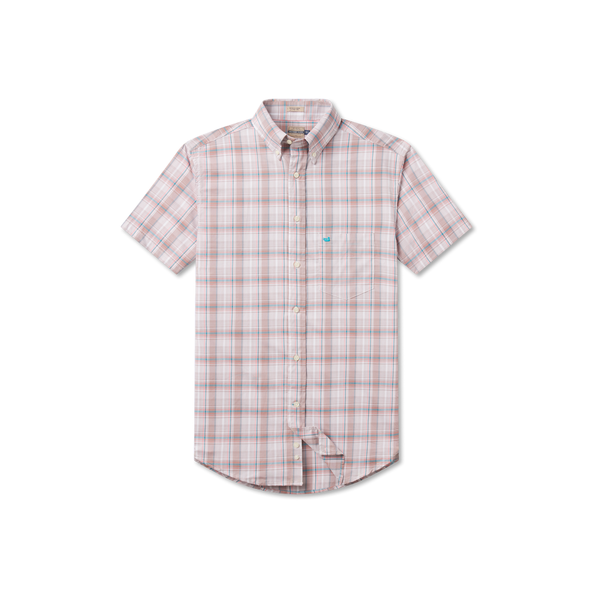 Gray and Orange Plaid | Front
