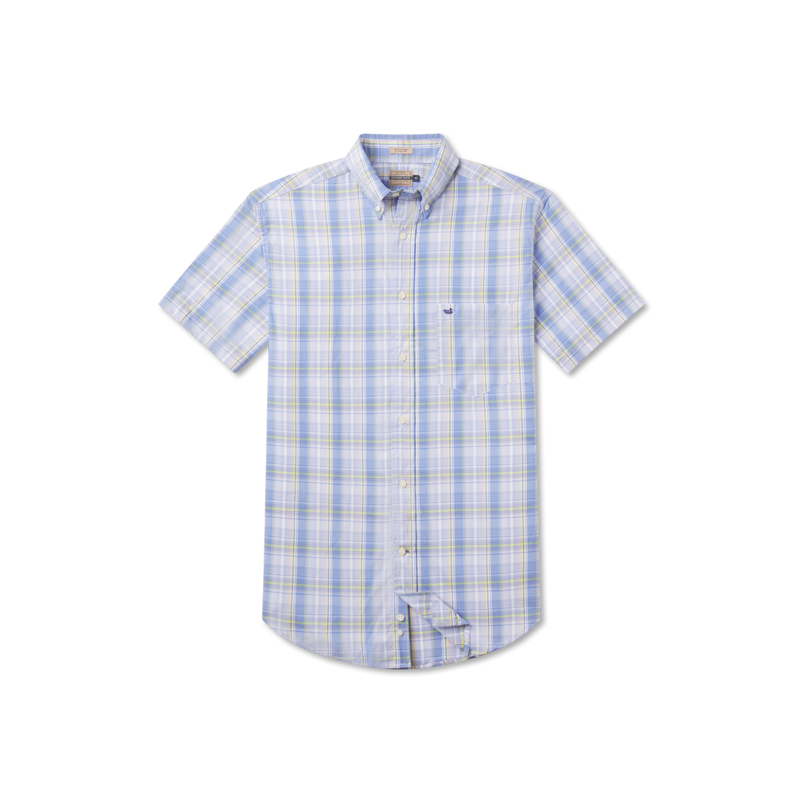 Lilac and Lime Plaid | Front