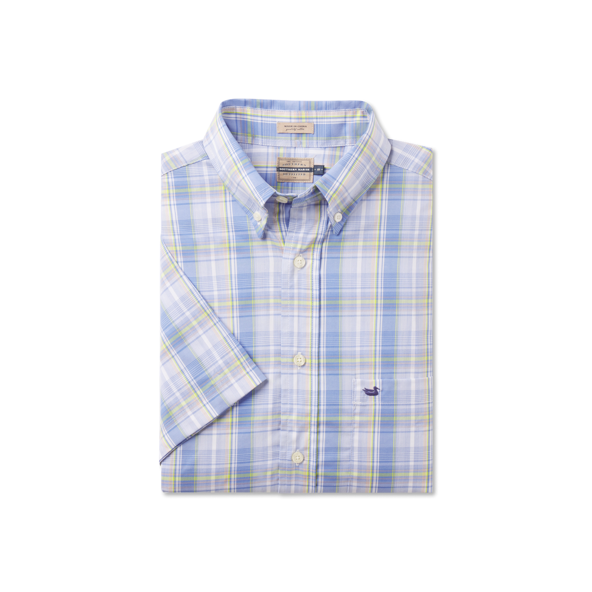 Lilac and Lime Plaid