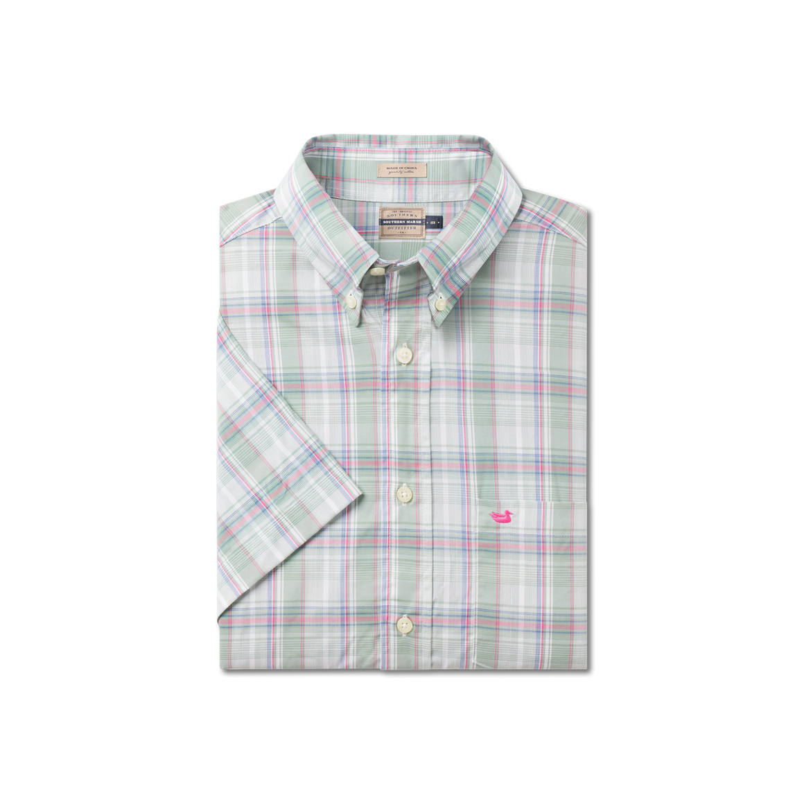 Sage and Pink Plaid