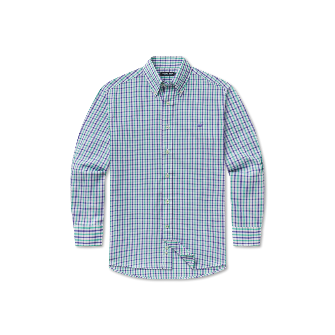 Purple and Green Gingham | Front