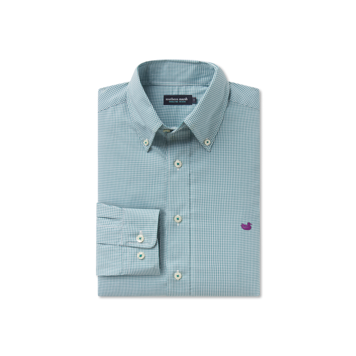 Dark Green with Purple Duck