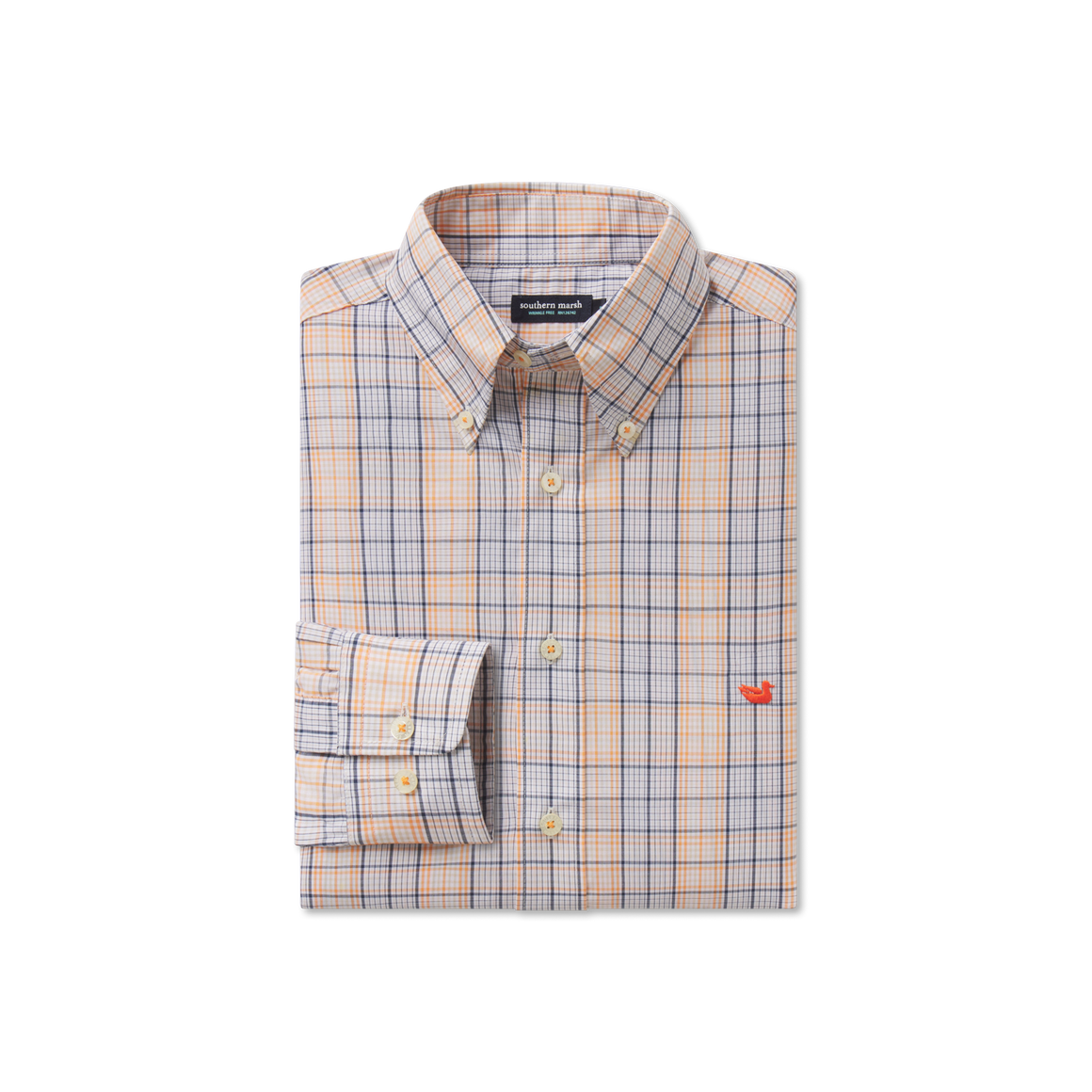 Navy and Orange Shirt