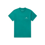 Teal | Expedition Series Tee | Giraffe | Front