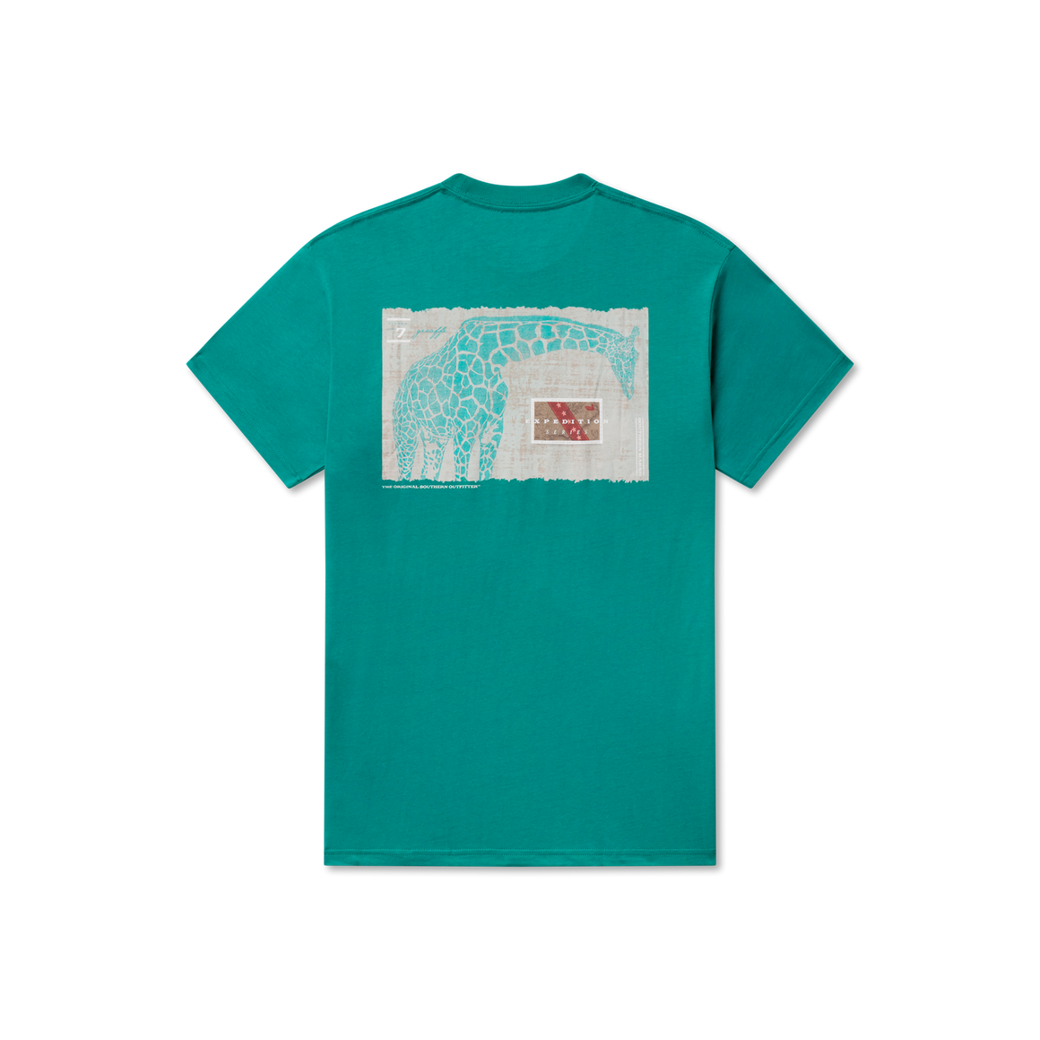 Teal | Expedition Series Tee | Giraffe 
