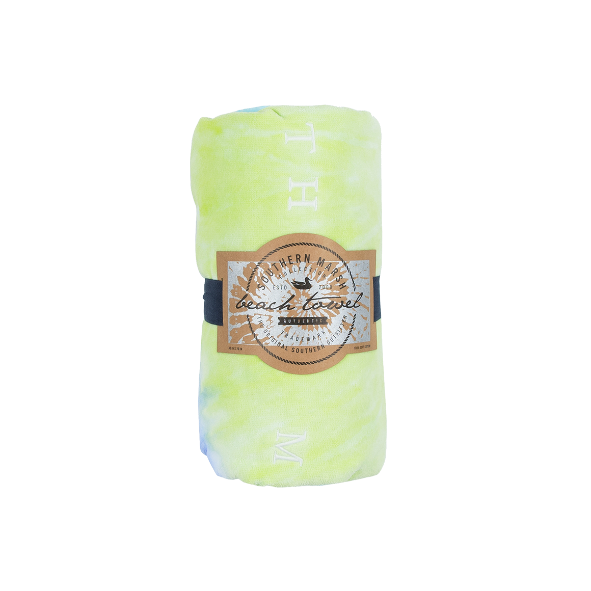 Lilac Lime and Teal Tie Dye | Rolled