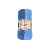 Navy and French Blue Stripes | rolled