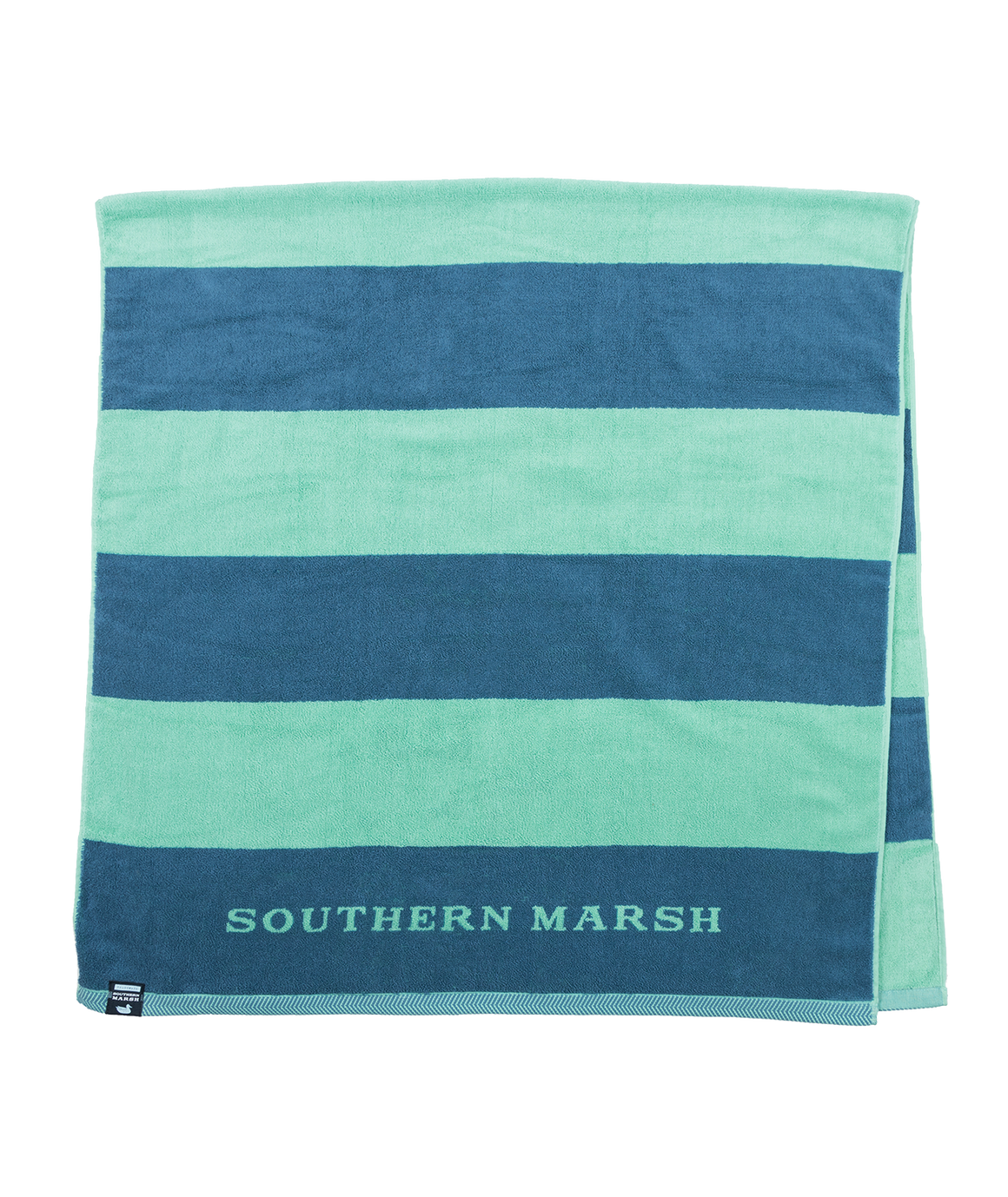 Navy and Mint Stripes