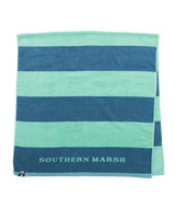 Navy and Mint Stripes