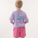 Wharf Purple | On Model Back 