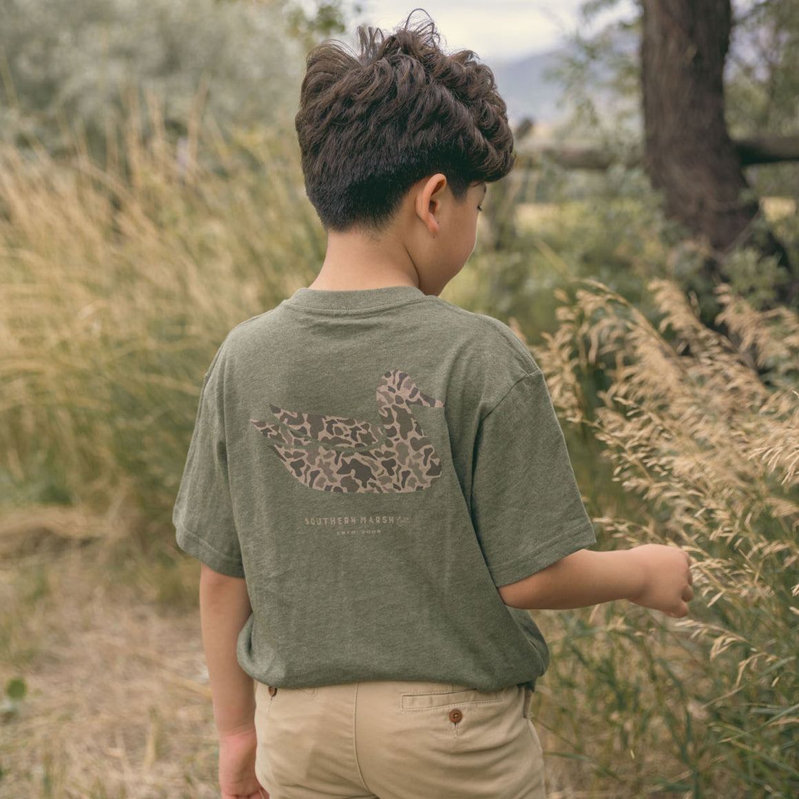 Washed  Dark Green | Lifestyle Back