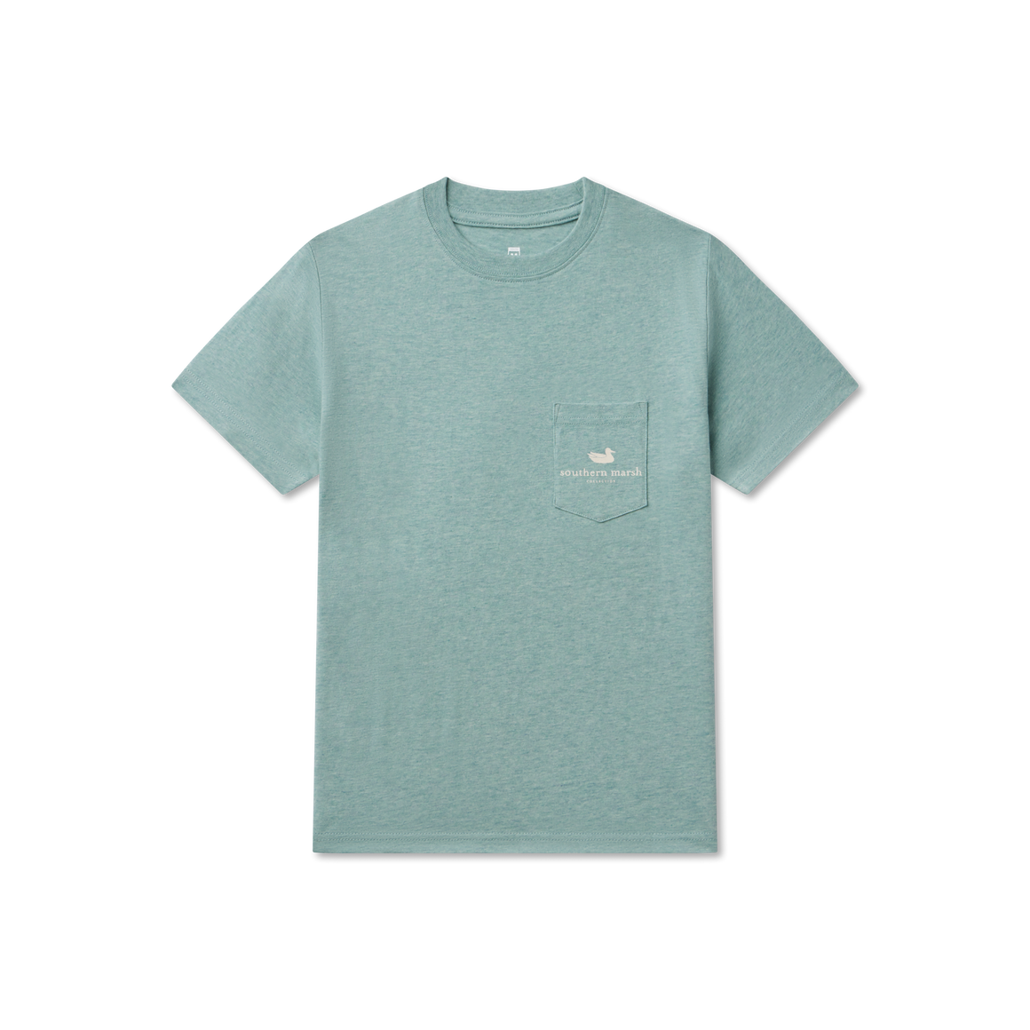Washed Moss Blue Heather | Front