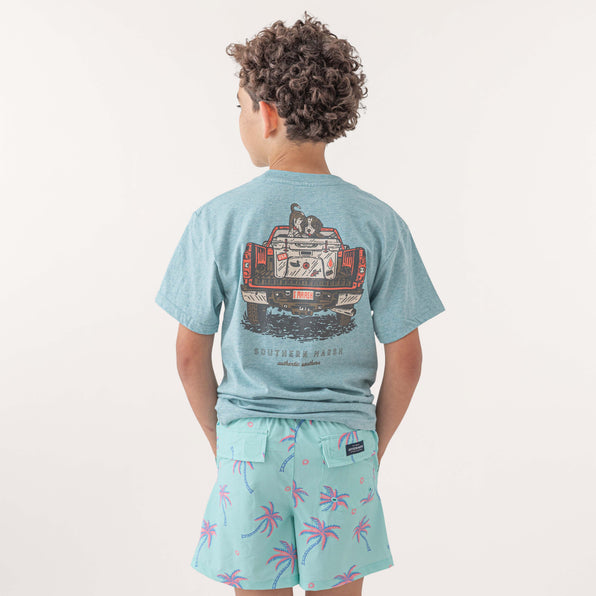 Washed Moss Blue | On Model Back