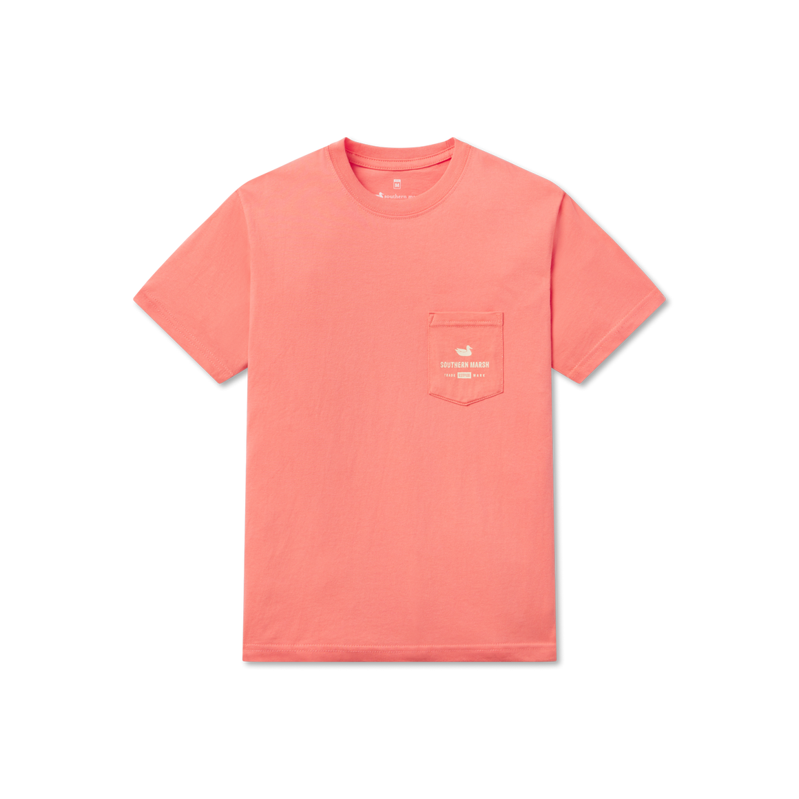 Coral | Youth Retro Riptide Tee | Front