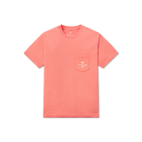 Coral | Youth Retro Riptide Tee | Front