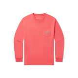 Coral | Youth Authentic Tee | Long Sleeve T-Shirt | Front