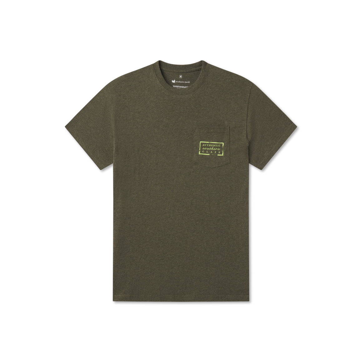 Washed Dark Green Heather | front