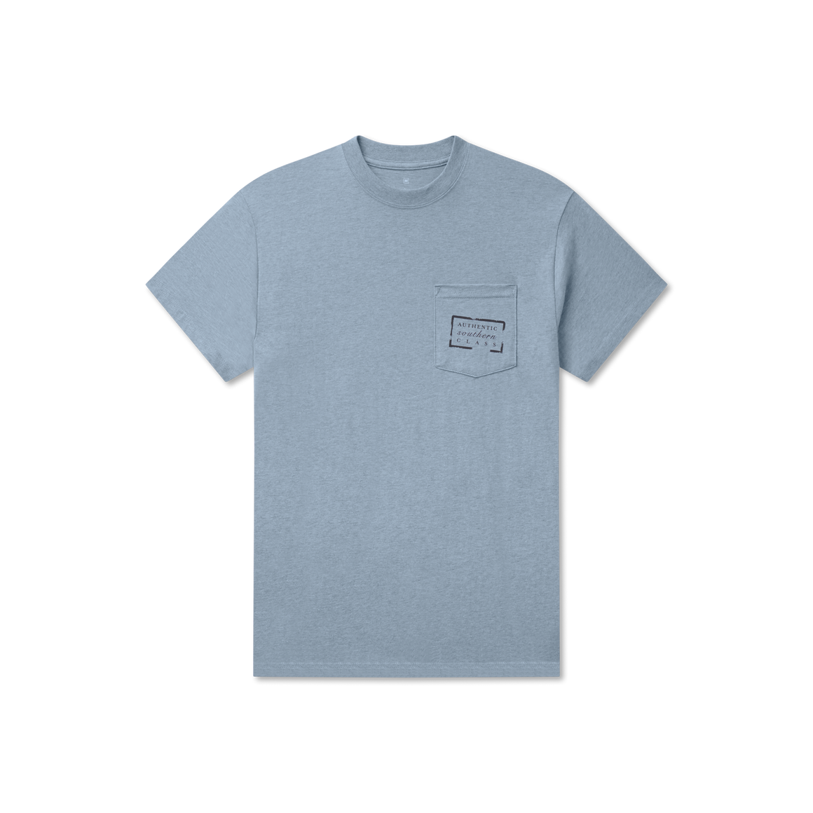Washed Sky Blue Heather | Youth Authentic Tee | Heather | Short Sleeve T-Shirt | Front